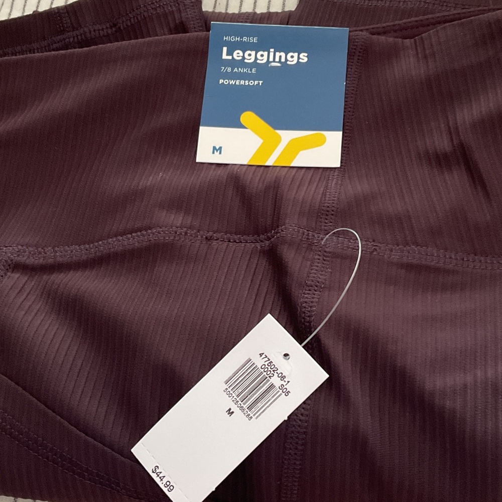 Old Navy High-Rise Leggings in Dark Purple
